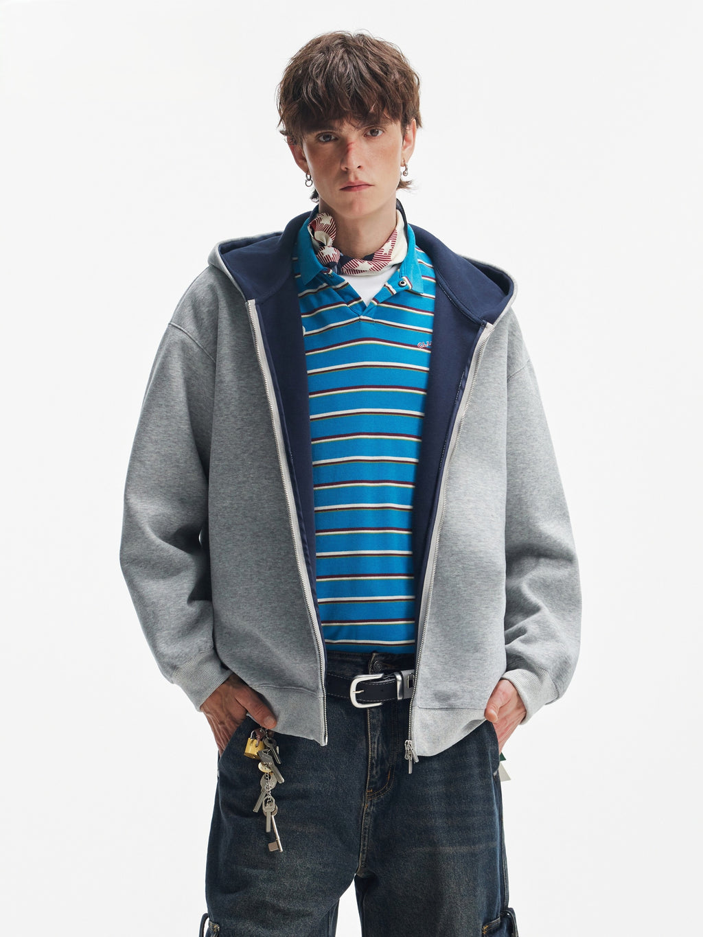 Cleanfit Double-Zip Hooded Sweatshirt