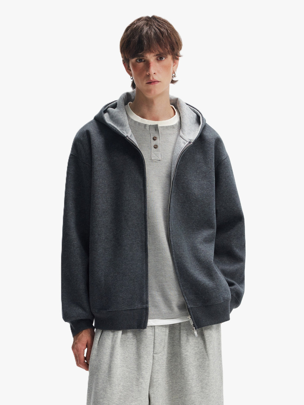 Cleanfit Double-Zip Hooded Sweatshirt