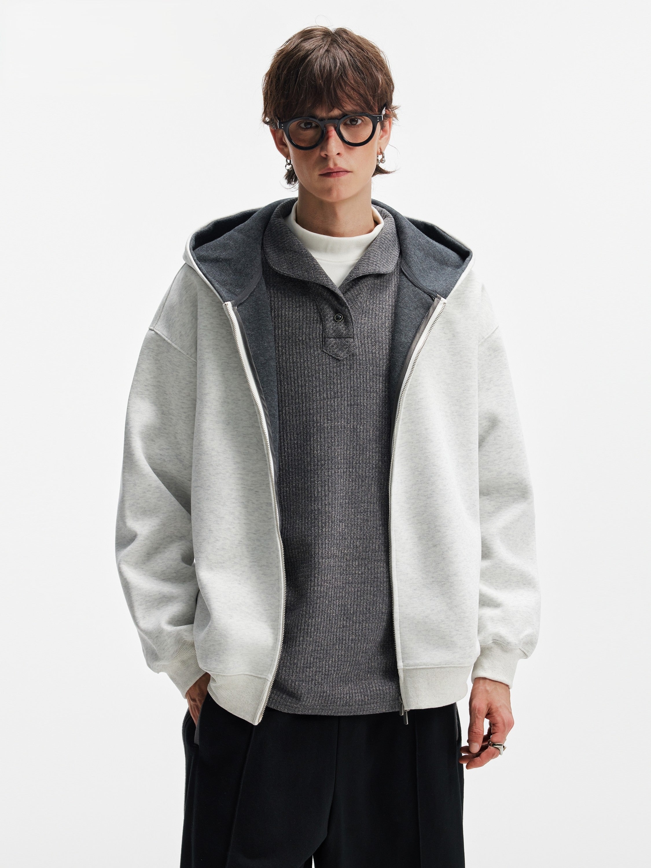 Cleanfit Double-Zip Hooded Sweatshirt